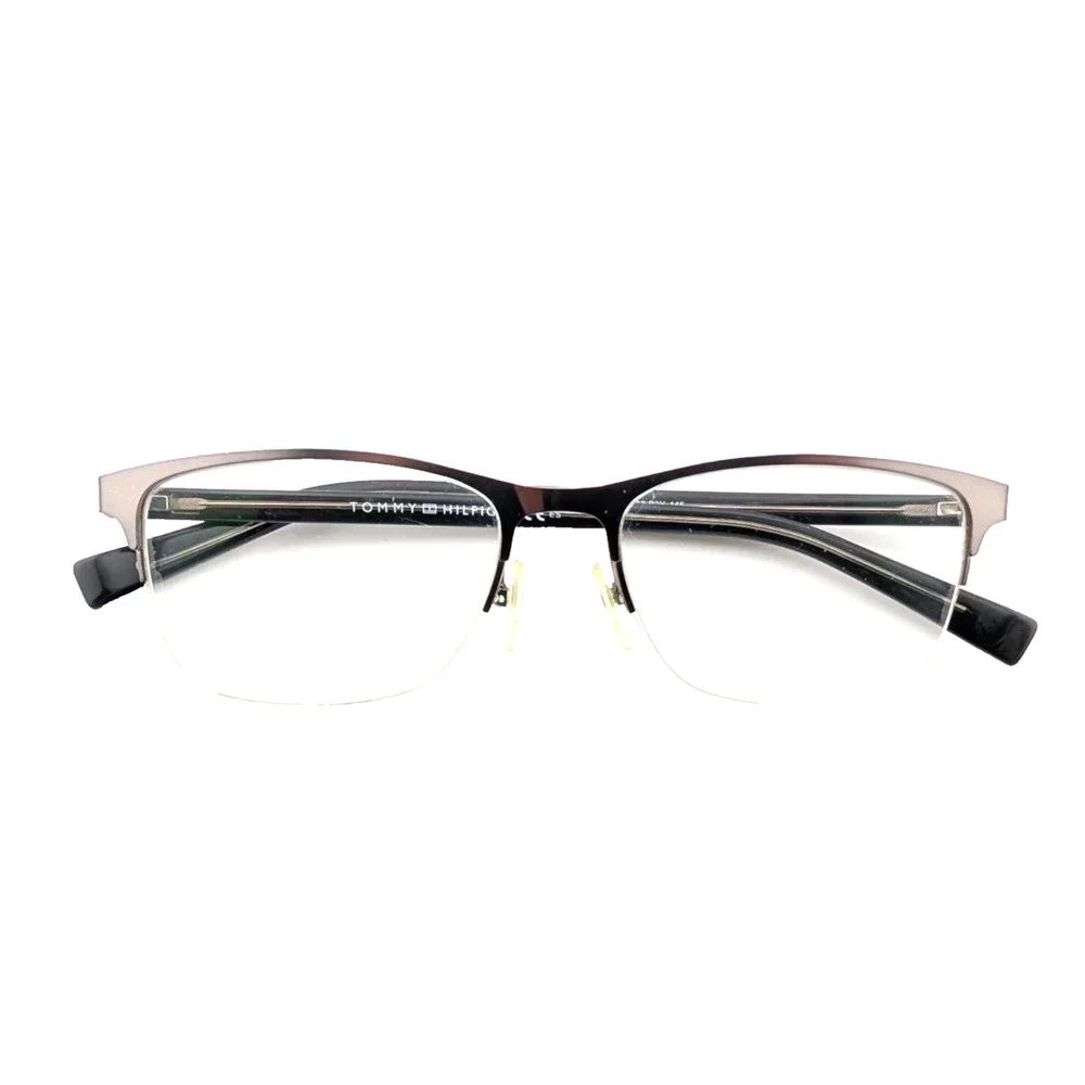 TOMMY HILFIGER TH1453 B3Y GUNMETAL GREY EYEGLASSES FRAMES 53-17-145 AUTHENTIC